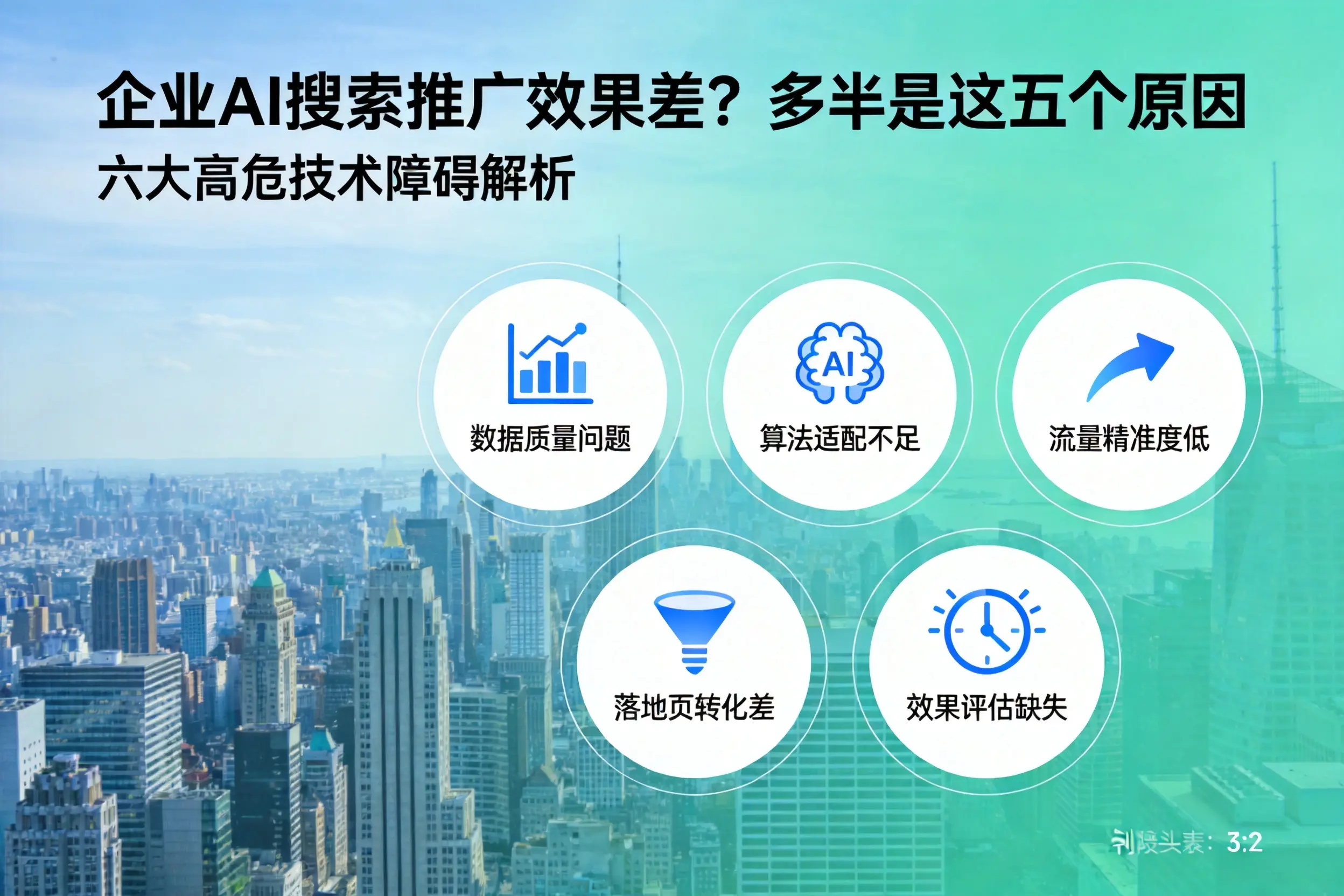 额敏企业AI搜索推广效果差?多半是这五个原因